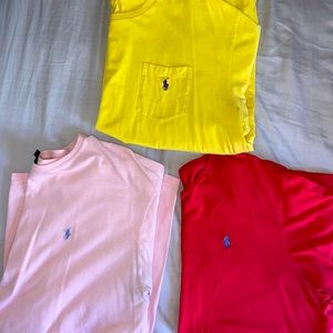 Men’s Polo Ralph Lauren XL T shirt bundle of 3